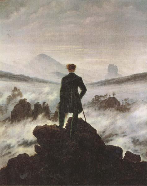 Caspar David Friedrich Wanderer Watching a Sea of Fog (mk45)